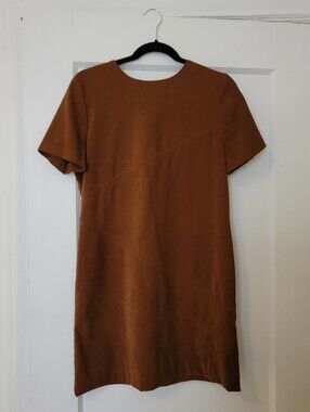 Brown Velvet Dress